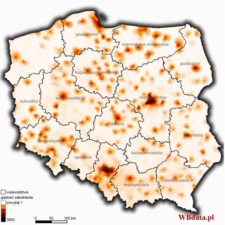 Najwieksza Gestosc Zaludnienia W Ameryce Poludniowej Wystepuje Mapa potrzeb zdrowotnych - WB data